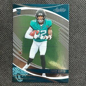 2025 Panini Absolute #186 Travis Hunter RC Rookie Jacksonville Jaguars